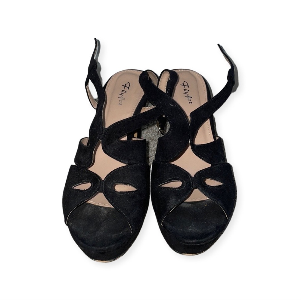 Black 3 inch heels